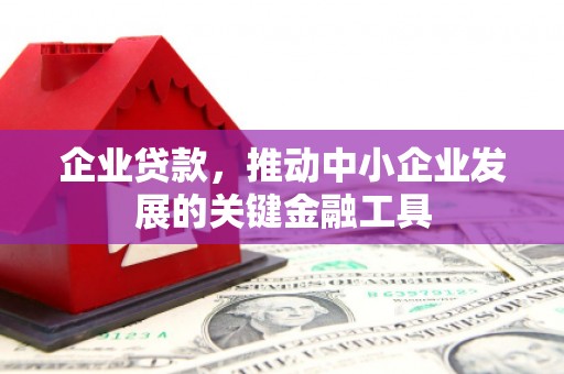 芝罘企业贷款，推动中小企业发展的关键金融工具