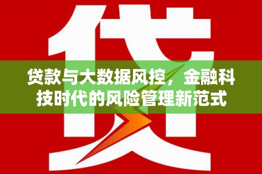 芝罘贷款与大数据风控，金融科技时代的风险管理新范式