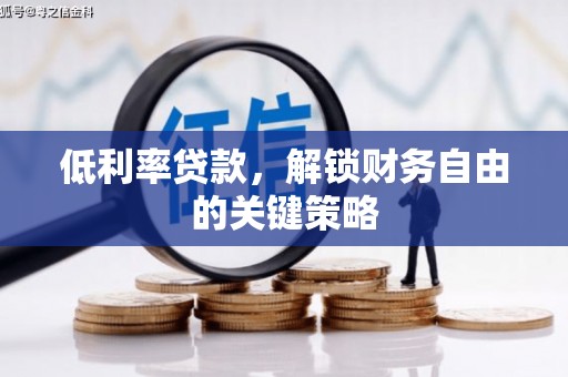 芝罘低利率贷款，解锁财务自由的关键策略