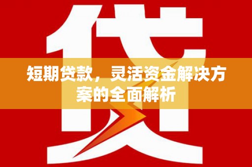 芝罘短期贷款，灵活资金解决方案的全面解析