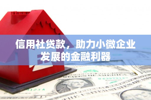 芝罘信用社贷款，助力小微企业发展的金融利器