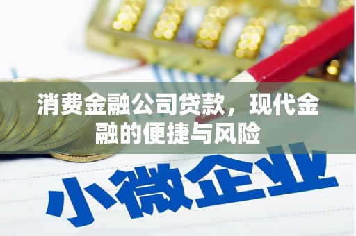 芝罘消费金融公司贷款，现代金融的便捷与风险